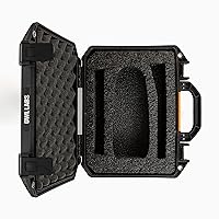 Owl Labs Official Meeting Owl Hard-Sided Carrying Case - fits any version of the Meeting Owl, USB and power cables, Expansion Mic, and power supply, Black