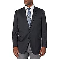 Palm Beach Men's Plus Size Executive Fit Performance Wrinkle Rebound Suit Separate Coat