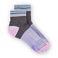Pistil Women's Kaiya Quarter Sock, Grey, Medium