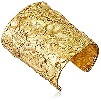 Ben-Amun Jewelry Foiled 24k Gold Electro-Plated Cuff Bracelet