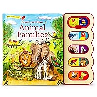 Animal Families - Children's Count And Hear Interactive Sound Board Book, Ages 2-5 (Early Bird Sound Book) Animal Families - Children's Count And Hear Interactive Sound Board Book, Ages 2-5 (Early Bird Sound Book) Board book