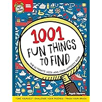 1001 Fun Things to Find: The Ultimate Seek-and-Find Activity Book: Time Yourself, Challenge Your Friends, Train Your Brain (Happy Fox Books) 25 Hidden Object Puzzles for Kids Age 6-10 (Beat the Clock) 1001 Fun Things to Find: The Ultimate Seek-and-Find Activity Book: Time Yourself, Challenge Your Friends, Train Your Brain (Happy Fox Books) 25 Hidden Object Puzzles for Kids Age 6-10 (Beat the Clock) Paperback