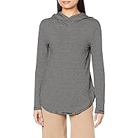 Amazon Essentials Women's Supersoft Terry Standard-Fit Long-Sleeve Hooded Pullover (Previously Daily Ritual)