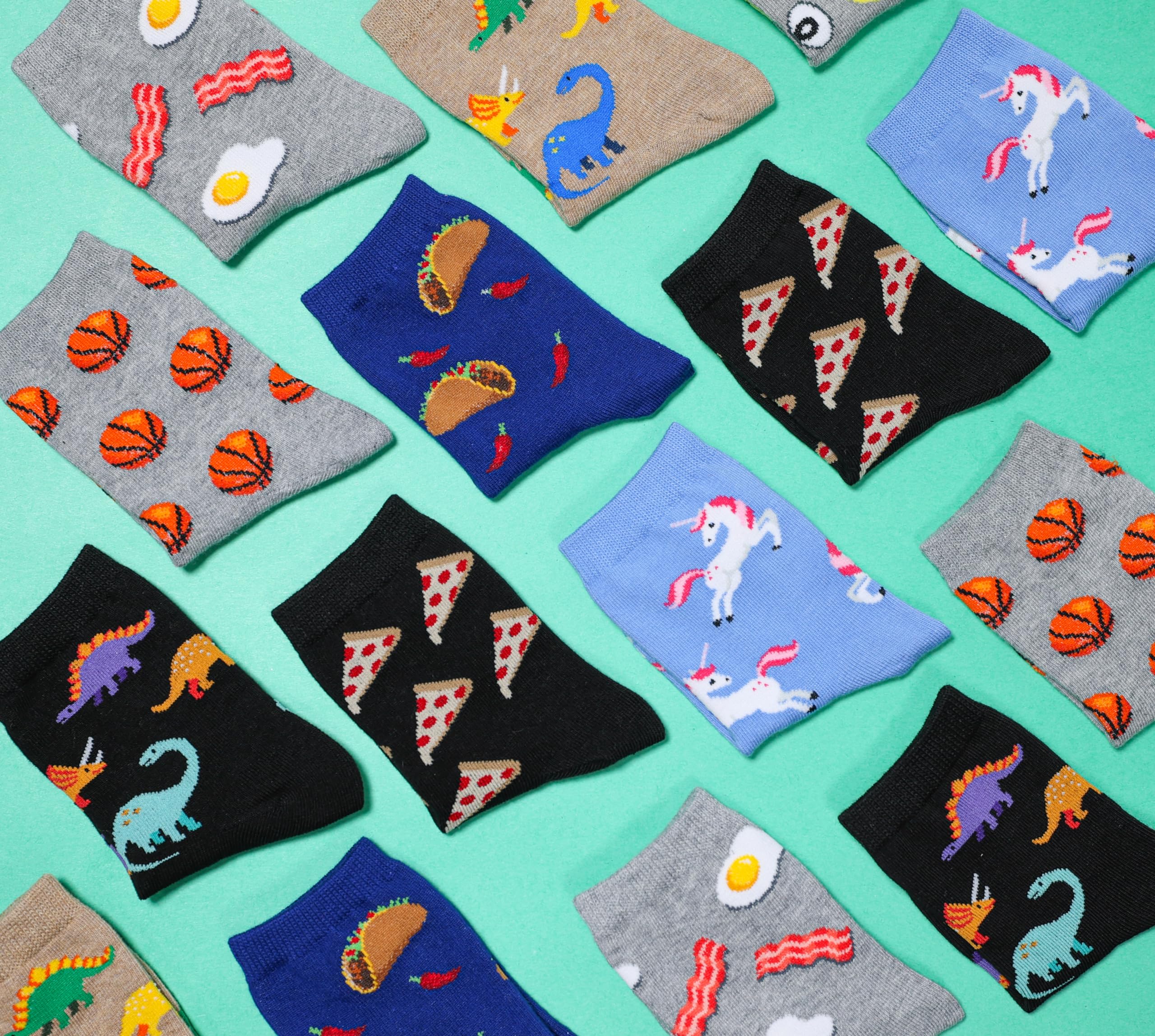 Hot Sox Kids' Fun Conversation Starter Crew Socks-1 Pair Pack-Cool Boys & Girls Gifts