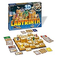 Ravensburger 3D Labyrinth Family Board Game for 2-4 players, Kids & Adults Age 7 & Up - So Easy to Learn & Play with Great Replay Value Amazon Exclusive (26831)