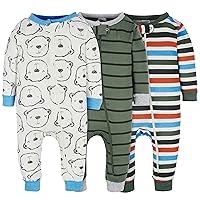 Onesies Brand baby-boys 3-pack Snug Fit One-piece Cotton Pajamas