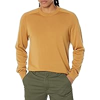 Amazon Essentials Men's Regular-Fit Merino Wool Crewneck Sweater (Available in Tall) (Previously Amazon Aware)