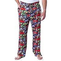 Marvel Mens' Avengers Unite Allover Character Loungewear Pajama Pants