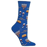 Women's Winter Holiday Fun Crew Socks-1 Pair Pack-Cute Gifts-Christmas & More