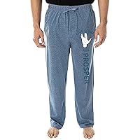 Star Trek Men's The Original Series TOS Spock Live Long And Prosper Vulcan Salute Lounge Pajama Pants