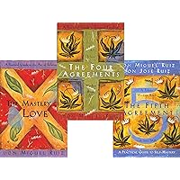 Don Miguel Ruiz Toltec Wisdom Series Collection 3 Books Set,(The Four Agreements: Practical Guide to Personal Freedom, The Mastery of Love and The Fifth Agreement)