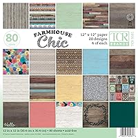 Teacher Created Resources Farmhouse Chic Scrapbook Project Paper Pad 12
