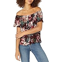 Star Vixen Women's Ruffled Peasant Top