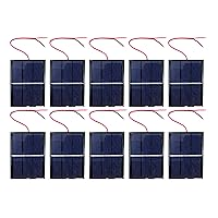10 Pack Solar Cells - 1.5V 400mA 80x60mm - for Science, STEM, Hobby and Electronics Projects