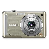 Panasonic Lumix DMC-FS25 12MP Digital Camera with 5x MEGA Optical Image Stabilized Zoom and 3 inch LCD (Gold)