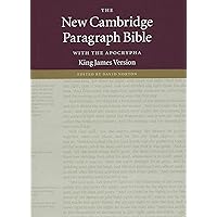 KJV New Cambridge Paragraph Bible with the Apocrypha: Burgundy Hardcover Edition KJV New Cambridge Paragraph Bible with the Apocrypha: Burgundy Hardcover Edition Hardcover