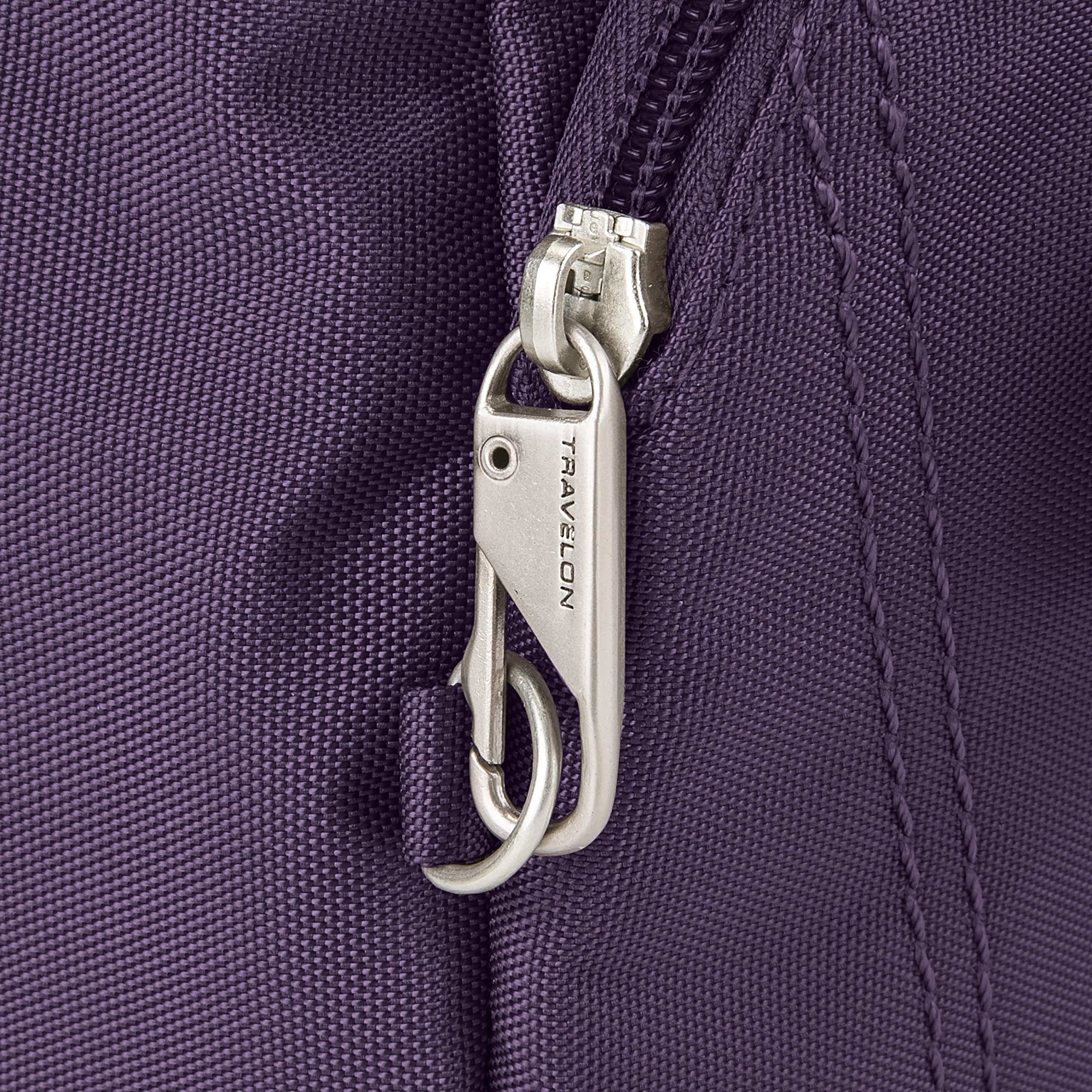 Travelon Anti-Theft Essential Messenger Bag (Purple)