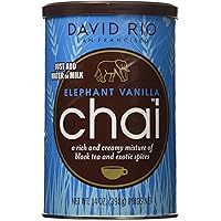 David Rio Elephant Vanilla Chai, 14oz. - 2 canisters