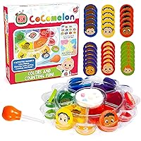 Cocomelon Color Science Kit - 5 Kids Science Experiments of Mixing, Sorting and Counting - Color Chemistry Lab Set for Kids - Educational Learning STEM Science Kits