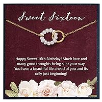 16th Birthday Necklace Gifts for Sweet Sixteen Gifts for Sweet 16 Birthday Gifts for 16 Year Old Teen Girl Birthday Jewelry Gifts for 16 Birthday Girl