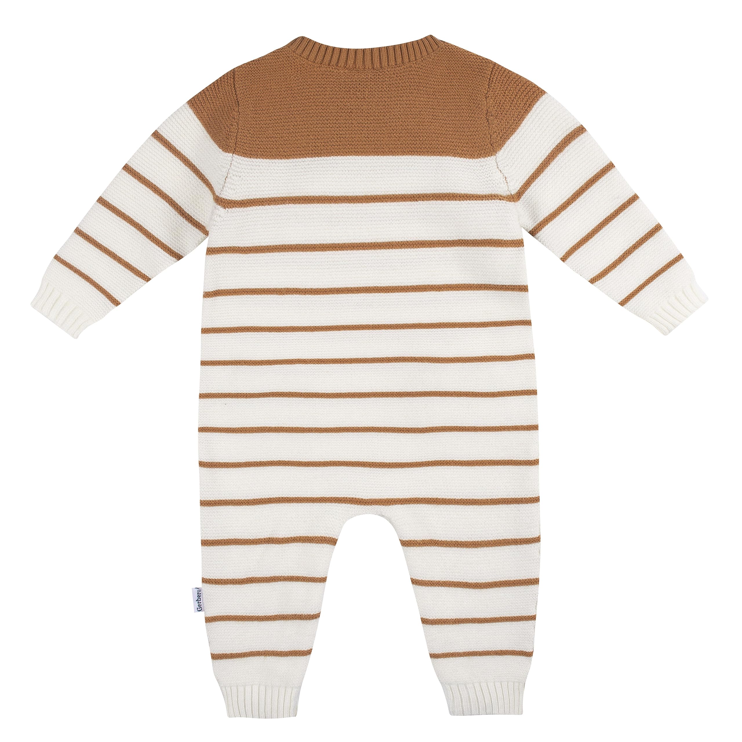 Gerber baby-boys Sweater Knit Romper Jumpsuit