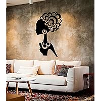 Wall Stickers Vinyl Decal Hot Sexy Girl Black African Lady Cool Decor (ig2271)