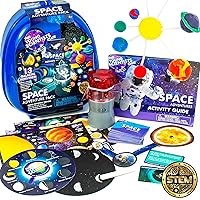Space Adventures Pack, STEM Kit, 13 Educational Activities, Includes Reusable Backpack, Space Navigator, DIY Constellations, Space Card Game & More, Multi (204755)