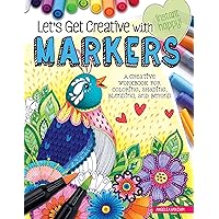 Let's Get Creative with Markers: A Creative Workbook for Coloring, Shading, Blending, and Beyond (Design Originals) Beginner's Guide with Step-by-Step Instructions, from Hello Angel (Instant Happy) Let's Get Creative with Markers: A Creative Workbook for Coloring, Shading, Blending, and Beyond (Design Originals) Beginner's Guide with Step-by-Step Instructions, from Hello Angel (Instant Happy) Paperback