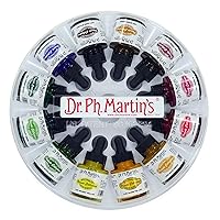 Dr. Ph. Martin's 800956-XXX Spectralite Private Collection Liquid Acrylics Bottles, 1.0 oz, Set of 12 (Set 2)