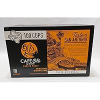 Cafe Ole Taste of San Antonio single serve pods 100 count
