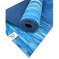 mat - Natural Tree Rubber yoga Mat, Eco Friendly ,Non Slip, Dense Cushioning for Support and Stability in Yoga, Pilates, and General Fitness