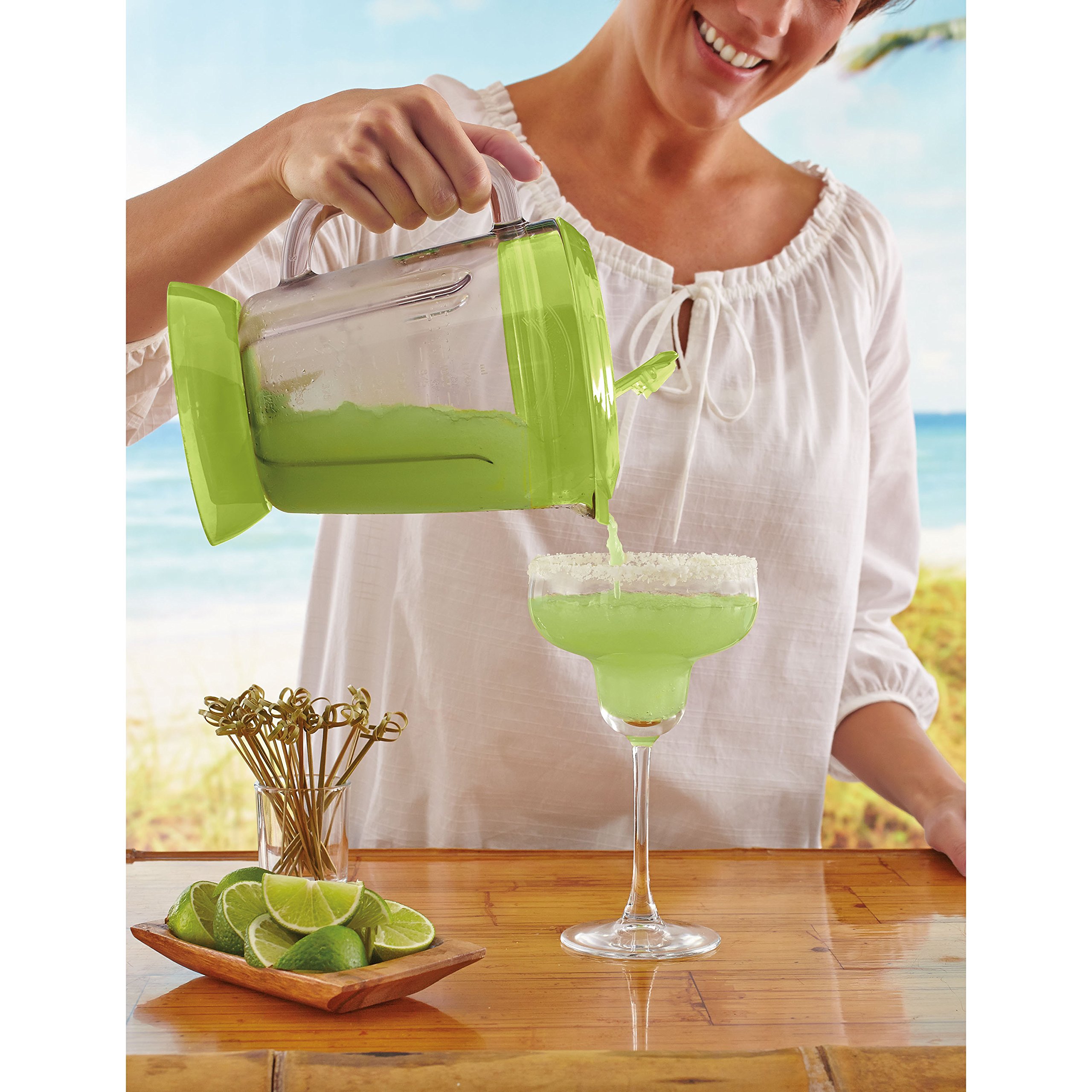 Margaritaville Bahamas Frozen Concoction Dual Mode Beverage Maker Home Margarita Machine with No-Brainer Mixer and, 36 Ounce Pitcher
