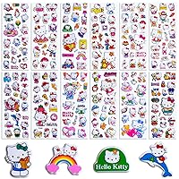 50 Pcs Kuromi Stickers Pack Kitty White Theme Waterproof Sticker Decals for  Laptop Water Bottle Skateboard Luggage Car Bumper Hello Kitty Stickers for  Girls Kids Teens - A 