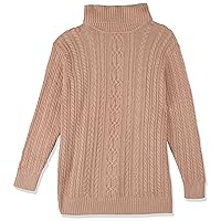 Amazon Essentials Women's Fisherman Cable Turtleneck Sweater (Available in Plus Size)