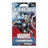 Marvel Champions The Card Game Thor HERO PACK - Superhero Strategy Game, Cooperative Game for Kids and Adults, Ages 14+, 1-4 Players, 45-90 Minute Playtime, Made by Fantasy Flight Games
