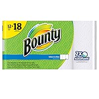 Bounty Select-a-Size Paper Towels, White, 12 Count