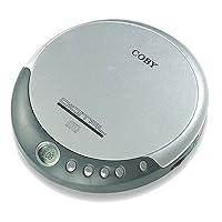 Coby CXCD109 Personal CD Player with Stereo Headphones, Silver