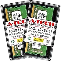 A-Tech 16GB (2x8GB) RAM Replacement for CT2K8G4SFS824A | DDR4 2400MHz PC4-19200 (PC4-2400T) CL17 SODIMM 1Rx8 1.2V Non-ECC SO-DIMM 260-Pin Laptop, Notebook Memory Modules