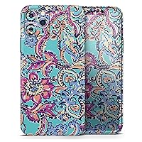 Bright Watercolor Floral - DesignSkinz Protective Vinyl Decal Wrap Skin Cover Compatible with The Apple iPhone 8 Plus (Full-Body, Screen Trim & Back Glass Skin)