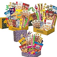 South African Snack & Candy Bundle: Ouma Rusks, Smarties, Chocolate Bars, and Exotic Snack Boxes - 83 Total Units, Elegantly Gift-Packaged