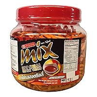 MIX Hot Chilli Biscuit Sticks, 14 Ounce (400g) Jar, Chili Spicy Snack Foods