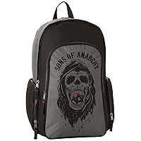 Sons of Anarchy Men's Skull Backpack, Black, One Size