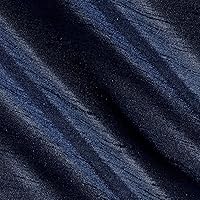 Shantung Sateen Navy, Fabric by the Yard