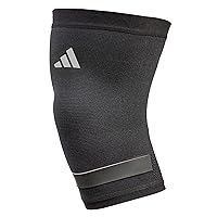 adidas Performance Climacool Knee Support Sleeve - Knee Sleeve for Support, Training, and Competitions - Ergonomic Design, Silicone Grip, Breathable Seamless Design, Black