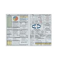 Large FAA Crystal Pilot VFR and IFR Placard (5.8 in x 8.3 in)