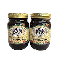 Amish Wedding All Natural Old Fashioned Blackberry Jam 18 Ounces (Pack of 2)