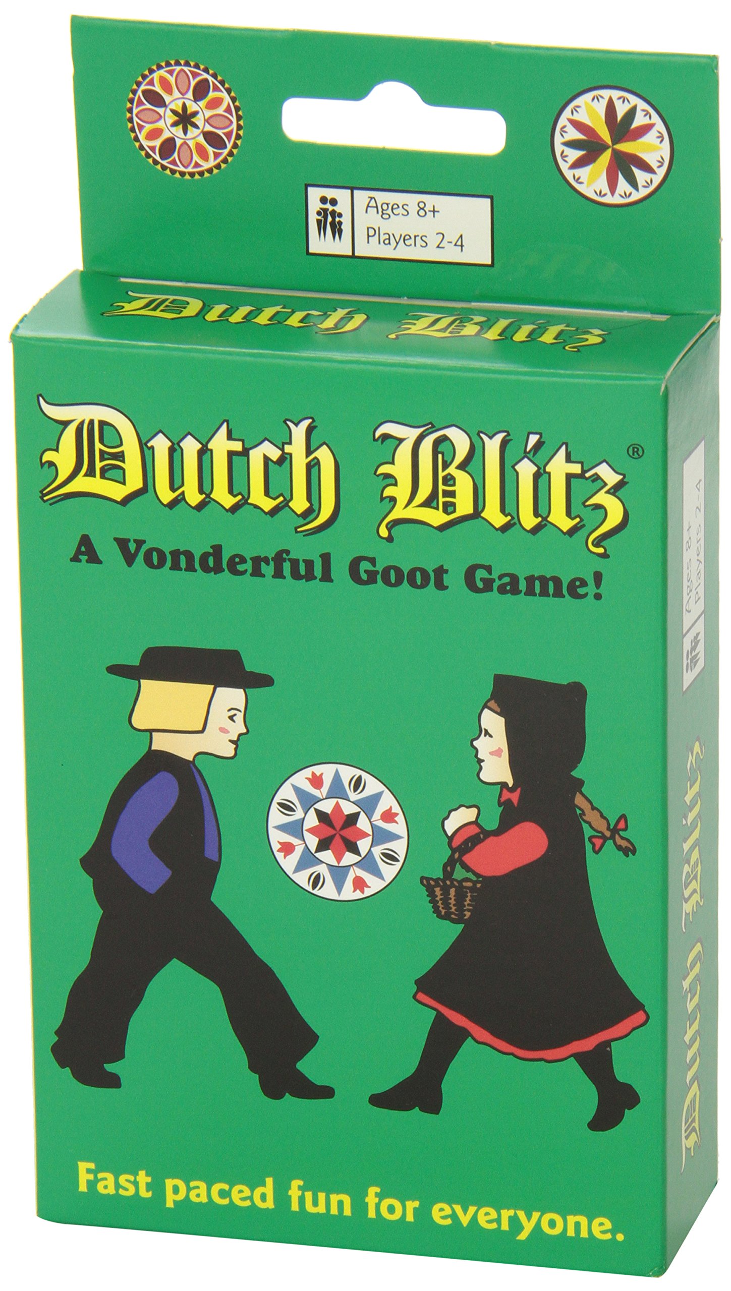 Dutch Blitz: The Original Fast Paced Card Game, Contains 160 Cards, Quick and Easy to Learn, Great Family Game, Fun for Everyone, for 2 to 4 Players, for Ages 8 and Up