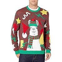 Blizzard Bay Men's Ugly Christmas Sweater Llama