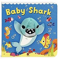 Baby Shark Finger Puppet Board Book, Gifts for Birthdays, Baby Showers, Little Shark Lovers, Preschoolers, and More! Ages 1-4 (Finger Puppet Book)