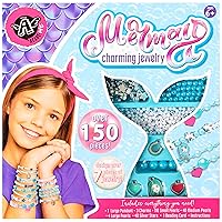 Products Angel Acade-Me, Mermaid Charm Jewelry Craft Kit - Design 7+ Unique Pieces